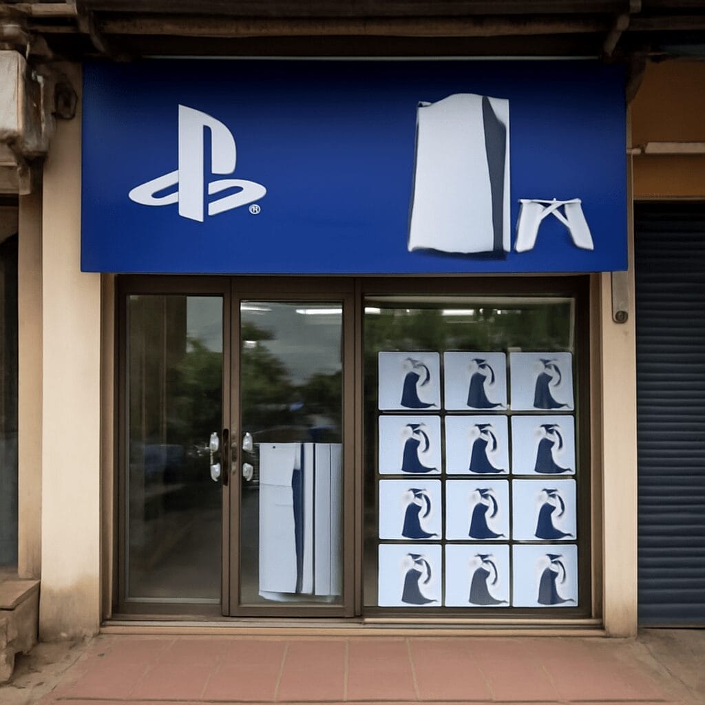 หน้าร้านรับซื้อ PS5 ในอุบลราชธานี