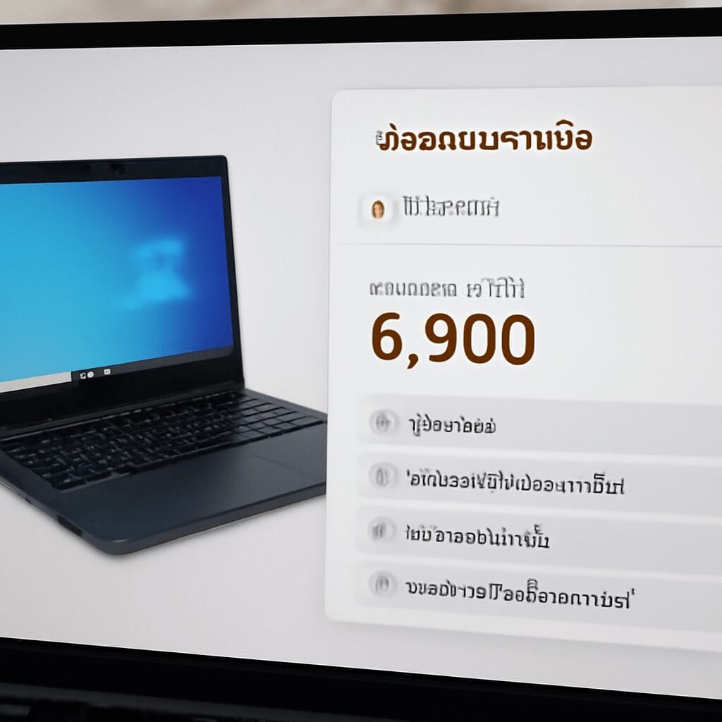 ประเมินราคาหน้าจอโน๊ตบุ๊ค