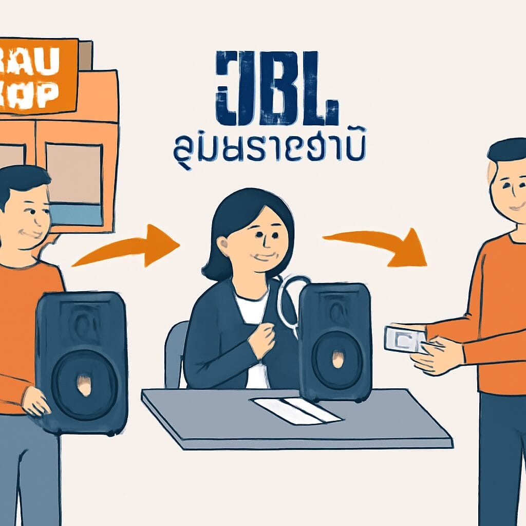 ลำโพง JBL หลายรุ่นที่ร้านอำพล เทรดดิ้ง